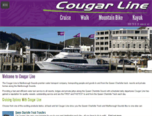 Tablet Screenshot of cougarline.co.nz